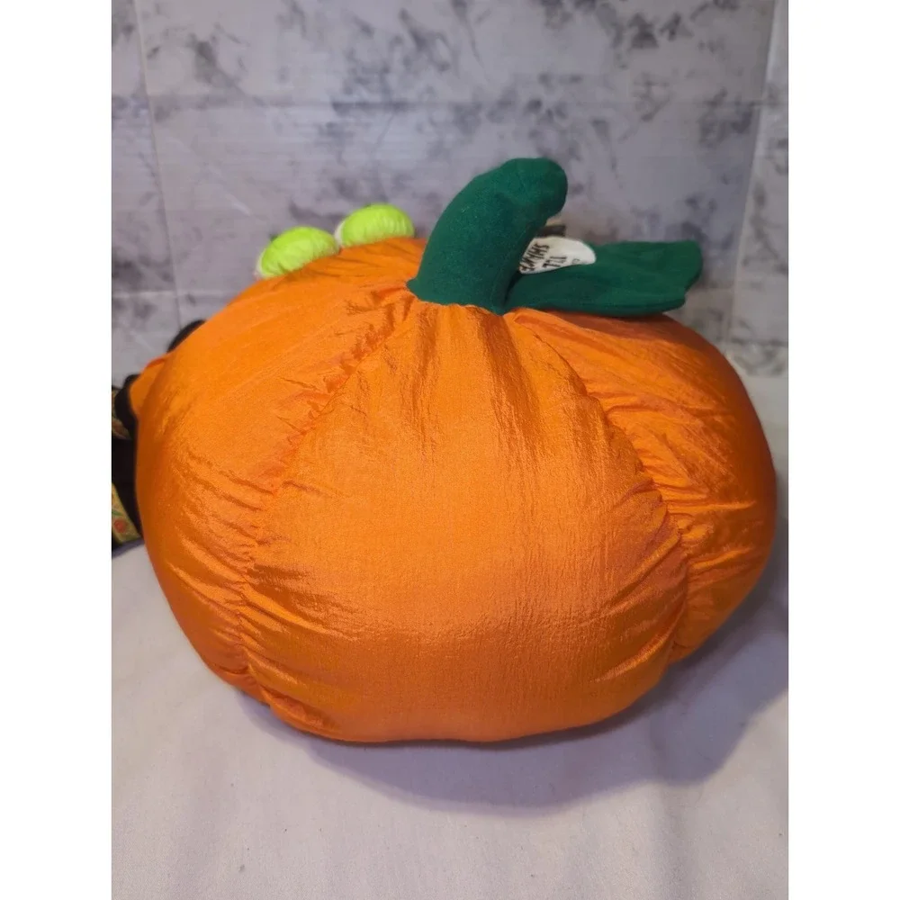 Vintage International Silver Co Parachute Pumpkin Plush Halloween 12